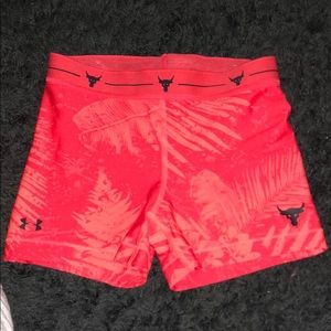 “The rock” spandex shorts